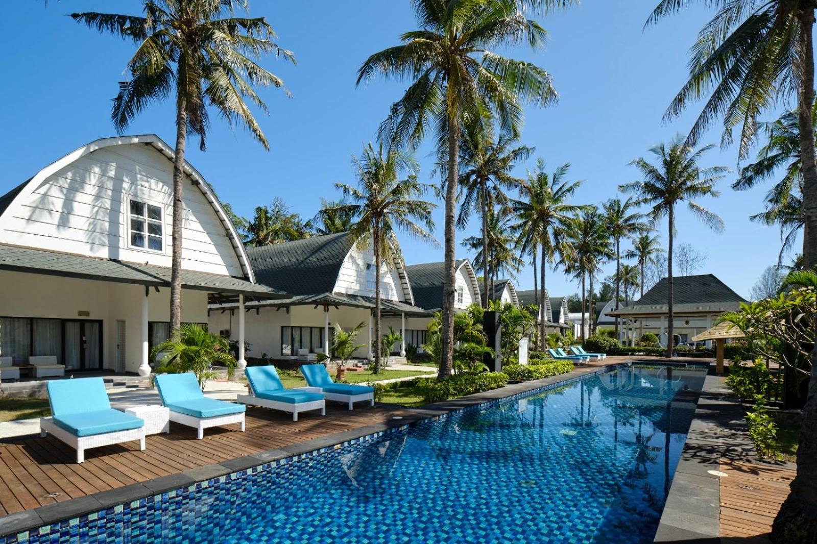 Jambuluwuk Oceano Gili Trawangan Hotel Ngoại thất bức ảnh The resort's pool